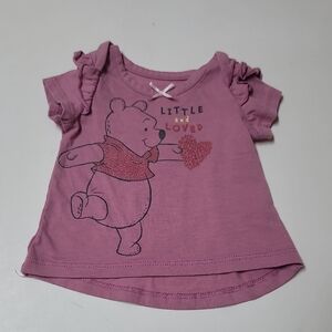 Disney Kids Mauve T-Shirt with Pooh Graphic 🩷
